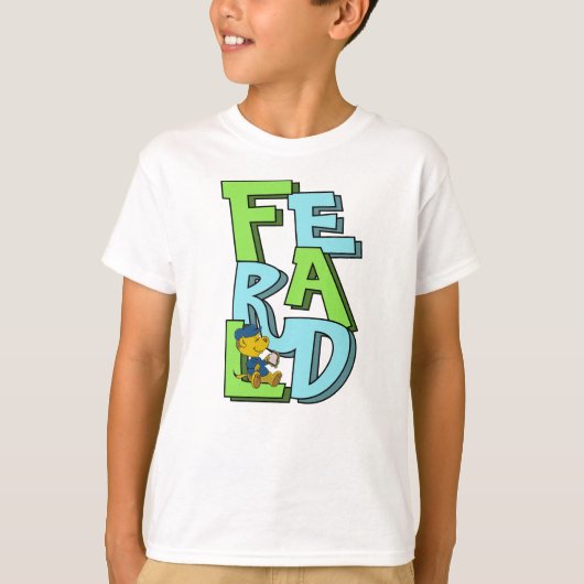 彼の名の上に座ってファラルド Tシャツ (正面)