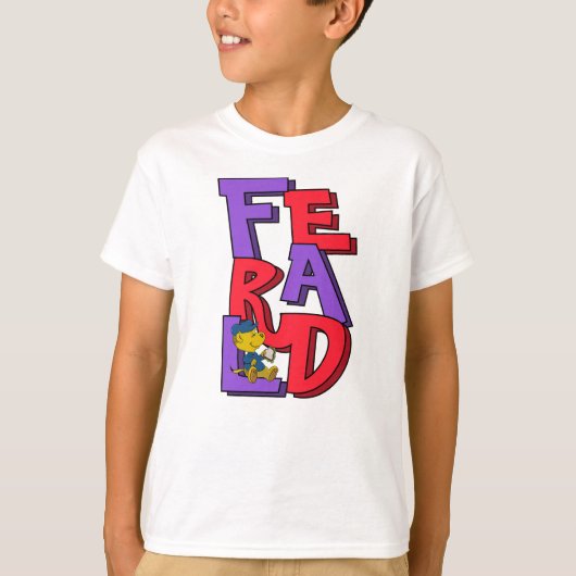 彼の名の上に座ってファラルド Tシャツ (正面)