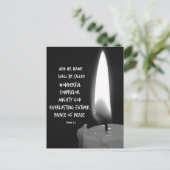 『彼の名は、すばらしい助け主』聖書の一節 ポストカード (スタンド正面)