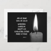 彼の名を素晴らしい聖句と呼ぶ ポストカード (正面/裏面)