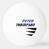 彼の名前のロゴテーブルテニス 卓球ボール (正面)