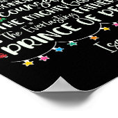 彼の名前はイザヤ96クリスマスツリーと呼ばれる ポスター (角)