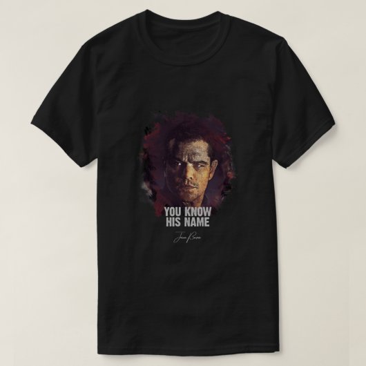 彼の名前を知っている – JASON クラシック BOURNE Tシャツ (デザイン正面)