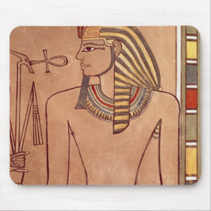 彼の唇に上がるankhとのAmenhotep II マウスパッド
