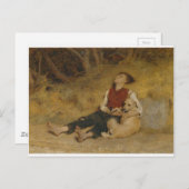 彼の唯一の友人バイブリトンリヴィエール ポストカード (正面/裏面)