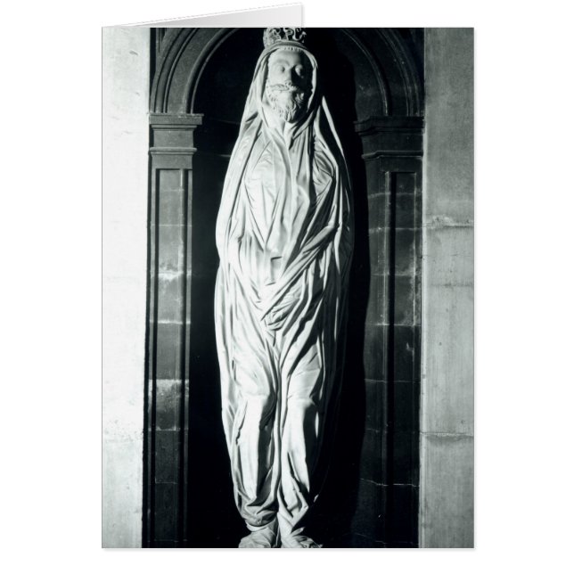 彼の囲い板のジョン・ダンの石造りの彫刻 (正面)