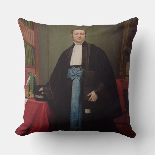彼の図書館の弁護士のポートレート、1852年(油 クッション (正面)