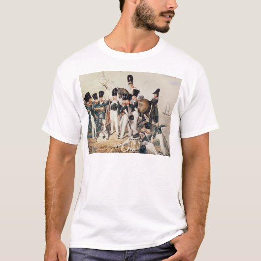 彼の士官候補生を持つTsarevichアレキサンダーの Tシャツ (正面)