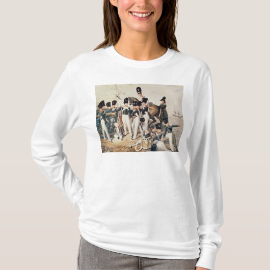 彼の士官候補生を持つTsarevichアレキサンダーの Tシャツ (正面)