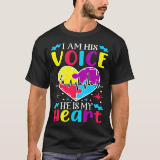 彼の声です 自閉症の子供たちへの理解を 優しさを選択しよう Tシャツ