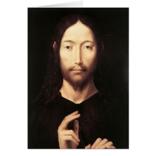 彼の天恵を与えているハンズMemling-キリスト