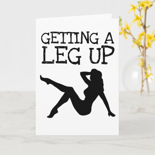 彼の夫のための汚い誕生日カード カード (黄色い花)