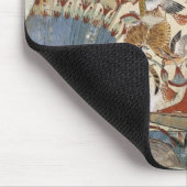 彼の妻が付いている沼地のNebamunの狩り マウスパッド (コーナー)