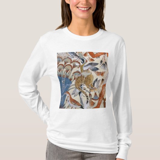 彼の妻が付いている沼地のNebamunの狩り Tシャツ (正面)