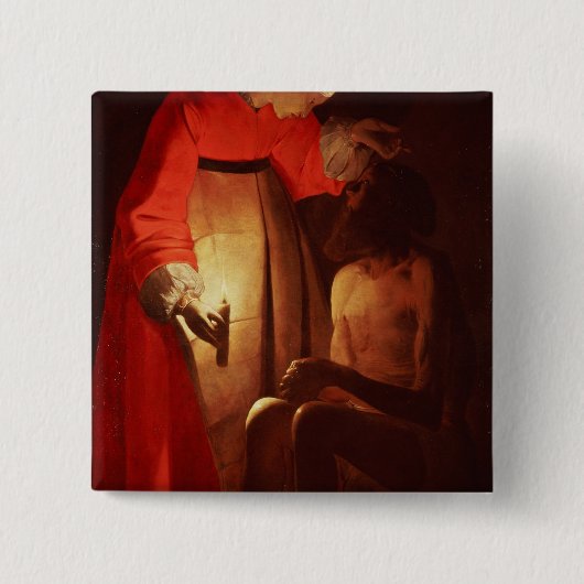 彼の妻が欺く仕事 缶バッジ (正面)