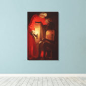 彼の妻にだまされた仕事 キャンバスプリント (インサイチュ (ウッドフロア))