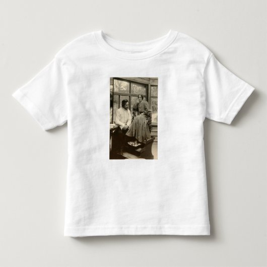 彼の妻を持つ作家Leonid Andreyev トドラーTシャツ (正面)