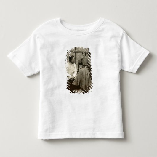 彼の妻を持つ作家Leonid Andreyev トドラーTシャツ (正面)
