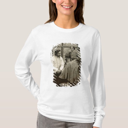 彼の妻を持つ作家Leonid Andreyev Tシャツ (正面)
