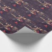 彼の妻を持つ芸術家のガブリエルのMetsuポートレート ラッピングペーパー (角)