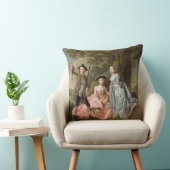 彼の妻、マルグレットおよび彼のSisのジョージロジャース クッション (椅子)