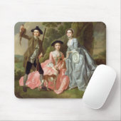 彼の妻、マルグレットおよび彼のSisのジョージロジャース マウスパッド (マウス)