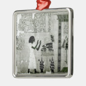 彼の姉妹と一緒に伴われる故人 メタルオーナメント (左)