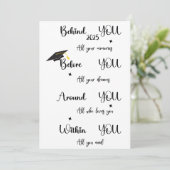 彼の娘の息子の卒業カード サンキューカード (スタンド正面)