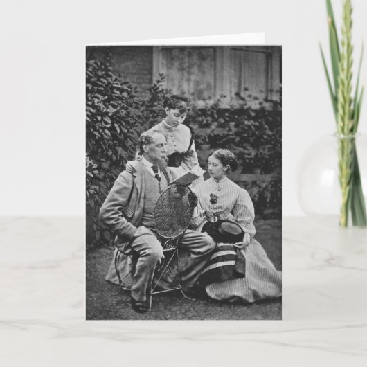 彼の娘の2のチャールズ・ディケンズ カード (正面)