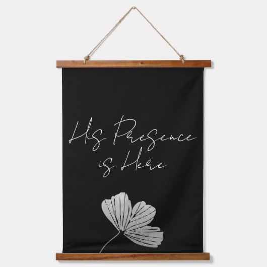 彼の存在はここにある植物聖書絵巻 吊り下げ型タペストリー (正面)