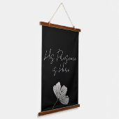 彼の存在はここにある植物聖書絵巻 吊り下げ型タペストリー (傾斜あり)