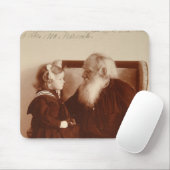 彼の孫娘が付いているレオンTolstoy、タチヤーナ マウスパッド (マウス)