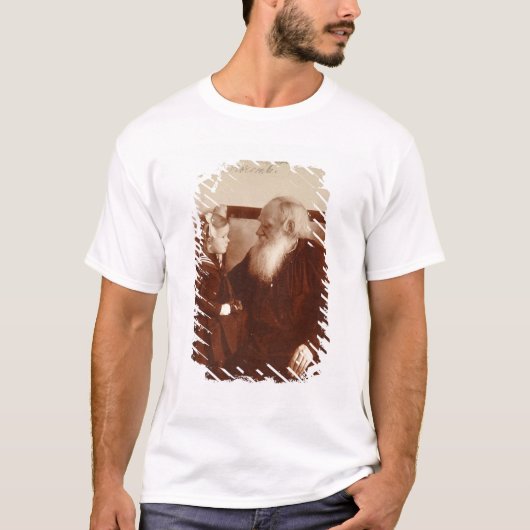 彼の孫娘が付いているレオンTolstoy、タチヤーナ Tシャツ (正面)