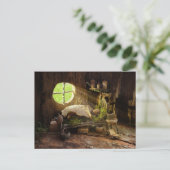 彼の家で眠っているコーン小妖精や小人 ポストカード (スタンド正面)