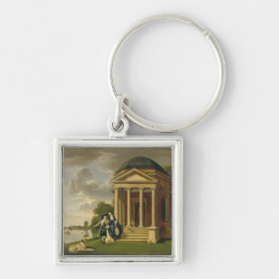 彼の寺院によるデイヴィッドGarrick (1717-79年)および彼の妻 キーホルダー