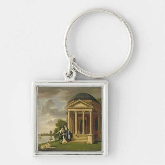 彼の寺院によるデイヴィッドGarrick (1717-79年)および彼の妻 キーホルダー (正面)