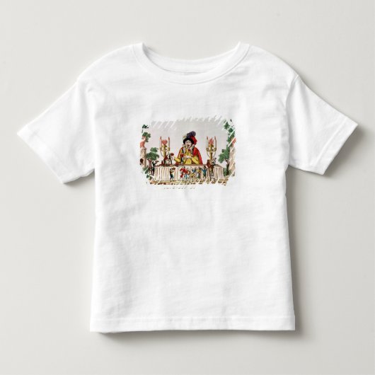 彼の小さい夕食のGargantua、c.1800 トドラーTシャツ (正面)