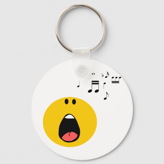 彼の小さなハートを歌う キーホルダー (正面)