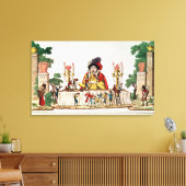 彼の小さな夕食でガルガントゥア， c.1800 キャンバスプリント (インサイチュ (リビング))