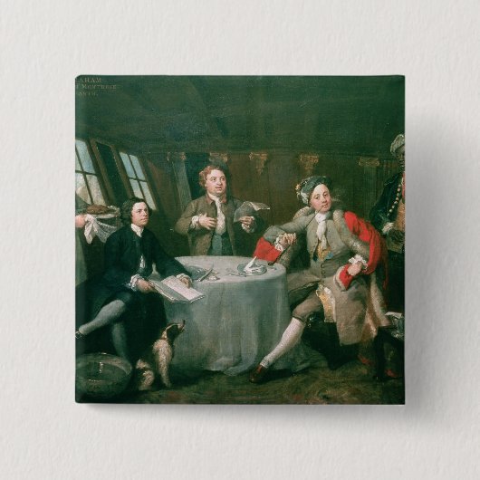 彼の小屋のグラハム大尉 缶バッジ (正面)