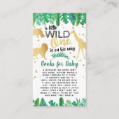 彼の少年たちのベビー本に少し狂っている エンクロージャーカード (正面)