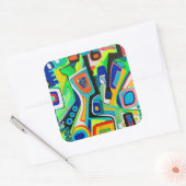 彼の少年エルロイのステッカー スクエアシール (封筒)