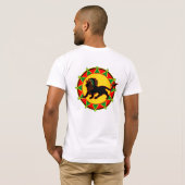 彼の帝国皇族Haile Selassie Tシャツ (裏面フル)