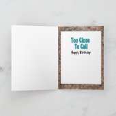 彼の年齢おもしろい誕生日カード カード (内部)