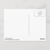 彼の幸運を祈る ポストカード (裏面)