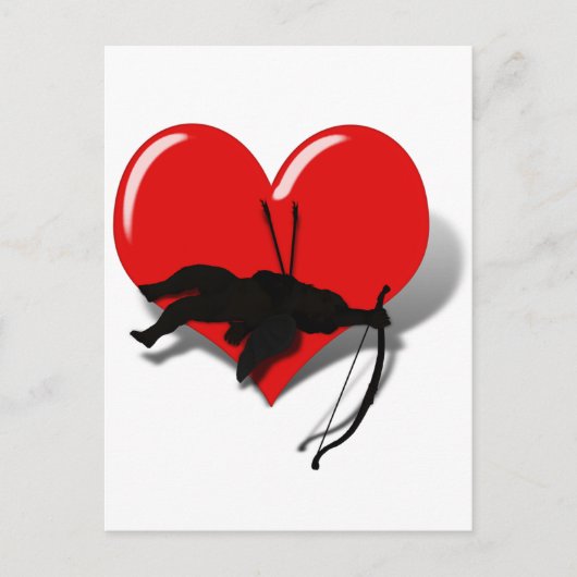 彼の幸運を祈る ポストカード (正面)