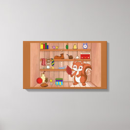 彼の店のバブル キャンバスプリント