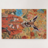 彼の庭のカンガルー氏 ジグソーパズル (横)