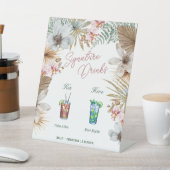 彼の彼女のハバナの夜キューバの署名ドリンク 台座サイン (インサイチュ)