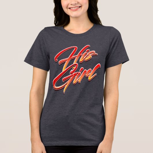 彼の彼女 トライブレンドＴシャツ (正面)
